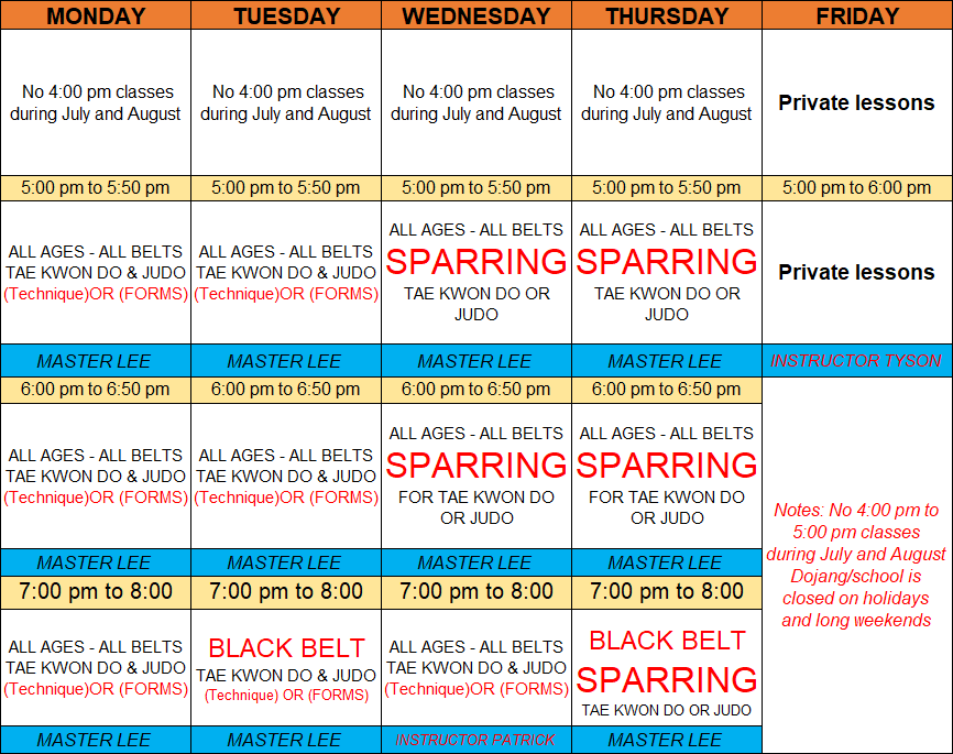 YunHap Family Martial Arts LaSalle, ON, Canada